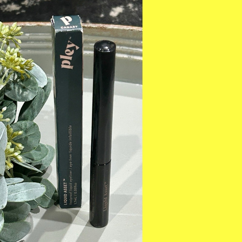 PLEY BEAUTY‎ Liquid Asset Foolproof Liquid Eyeliner 1.7ml Canary Yellow NIB